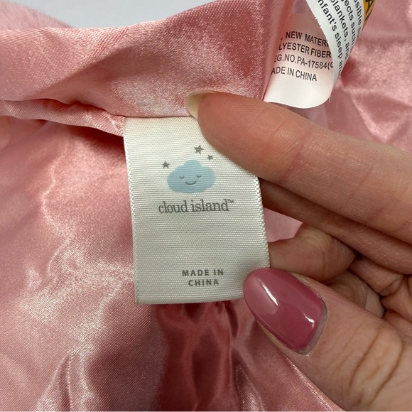 Cloud Island Flamingo Small Security Blanket NWT 14in x 14in - Picture 7 of 9